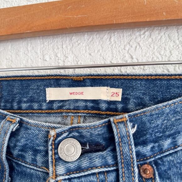 Levi’s Wedgie 501Jeans Button Fly - Picture 7 of 9
